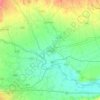 Charsadda topographic map, elevation, terrain