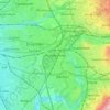 Audenshaw topographic map, elevation, terrain