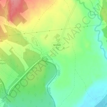 Alamin topographic map, elevation, terrain