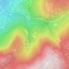 Gschnon topographic map, elevation, terrain
