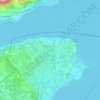 Portese topographic map, elevation, terrain