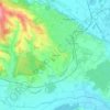 Wieshöfe topographic map, elevation, terrain