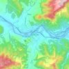 New Norfolk topographic map, elevation, terrain