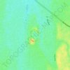 Hrossaborg topographic map, elevation, terrain