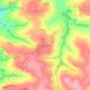 Bragantina topographic map, elevation, terrain