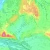 Les Moutiers topographic map, elevation, terrain
