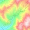 Hualcan topographic map, elevation, terrain