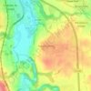 Great Lumley topographic map, elevation, terrain