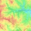 Burke Centre topographic map, elevation, terrain