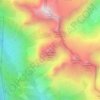 Kloke Peak (Hayden Peak) topographic map, elevation, terrain