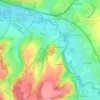 Sousberg topographic map, elevation, terrain