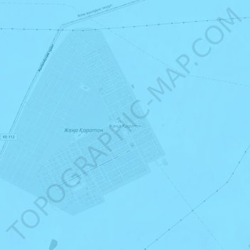 Жана Каратон topographic map, elevation, terrain