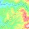 Kiganda topographic map, elevation, terrain
