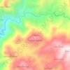 Pidara topographic map, elevation, terrain