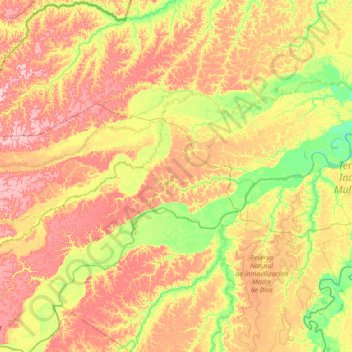 Municipio Puerto Rico topographic map, elevation, terrain