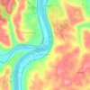 Millsboro topographic map, elevation, terrain