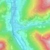 St. Kathrein topographic map, elevation, terrain