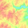 Tench topographic map, elevation, terrain