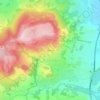 Gergovie topographic map, elevation, terrain