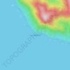 Cape Palmerston topographic map, elevation, terrain