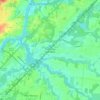 Plainsboro topographic map, elevation, terrain