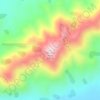 Hurunui Peak topographic map, elevation, terrain