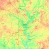 Ziyang topographic map, elevation, terrain