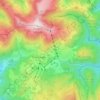 Mišúty topographic map, elevation, terrain