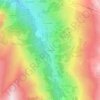 Praranger topographic map, elevation, terrain