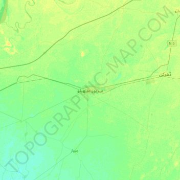 Mirpur Mathelo topographic map, elevation, terrain