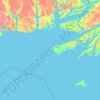 Pass Island topographic map, elevation, terrain