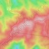 Mount Sabine topographic map, elevation, terrain