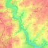La Barre topographic map, elevation, terrain