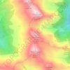 Gaishorn topographic map, elevation, terrain