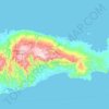 Taliabu Island topographic map, elevation, terrain