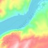Ruxby topographic map, elevation, terrain