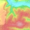 Les Affouages de Charmes-la-Grande topographic map, elevation, terrain