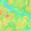 Länna topographic map, elevation, terrain