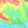 Beta topographic map, elevation, terrain