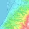 Yanar topographic map, elevation, terrain