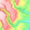 Contrada Lauretta topographic map, elevation, terrain