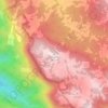 Гавран topographic map, elevation, terrain
