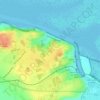 Butte des Moulins topographic map, elevation, terrain