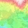 Caroni topographic map, elevation, terrain