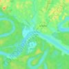 Porto Alegre topographic map, elevation, terrain