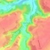 Les Fossées topographic map, elevation, terrain