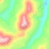 France Mountain topographic map, elevation, terrain