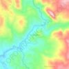 Sukanagara topographic map, elevation, terrain