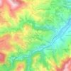 Le Charachon topographic map, elevation, terrain