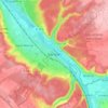 Vernon topographic map, elevation, terrain